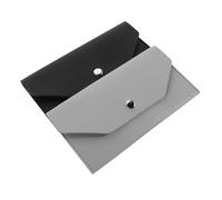 WRITWAA 2 Pièces Portefeuille Femme Compact PU Organiseur Monnaie Carte Porte-Monnaie Portable Pochette Stylo pour Voyage Quotidien Shopping