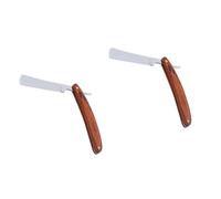 WRITWAA 2 Pièces rasoir droit shaver rasoirs Rasoir de style vintage rasoir de sureté rasoir sureté rasoir de surete Rasoir de rasage safety razor Rasoir traditionnel Rasoir pliable razoir