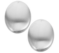 WRITWAA 2 Pièces Savon Acier Inoxydable Anti-odeurs Savon Réutilisable Pour Mains Désodorisant Pour Cuisine Salle De Bain