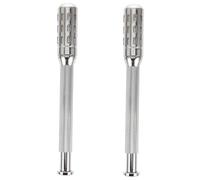 WRITWAA 2 Pièces tige de thérapie corporelle masseur de corps tige de moxas de massage fournitures de salon brûleur de moxa outil de moxibustion portable Acier inoxydable Silver