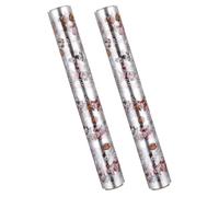 WRITWAA 2 Rouleaux Rouleau de Papier D'emballage Cellophane Transparent pour Paniers et Bouquets de Fleurs, Matériau Bopp, Utilisation Polyvalente et Emballage sans Effort pour Décorations