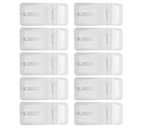 WRITWAA 20 Ensembles Boucle de Verrouillage en Acrylique Transparente pour Valise et Porte de Balcon, Pratique Installation Facile, pour Petits Projets de Menuiserie