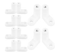 WRITWAA 20 Équerres en Plastique en L pour Étagères Supports D’Angle Compacts Fixations Robustes pour Mini Machines à Pince et Circuits Imprimés Accessoires Polyvalents pour Atelier et