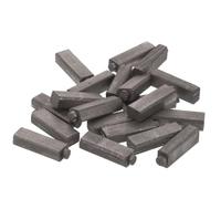 WRITWAA 20 Pièces Balais de Charbon du Moteur de Soufflerie pour Sèche-cheveux Argenté Carbone Fiable Performance Solide Remplacement Facile