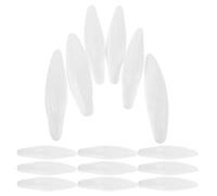 WRITWAA 20 Pièces Cœur de Fleur en Mousse Blanche 11,5 Cm, Accessoire Léger en Polyuréthane Facile à Modeler pour Projets Créatifs DIY et Fabrication de Fleurs Ovales
