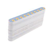 WRITWAA 20 Pièces lime à ongles Des dossiers morceaux d'ongles Nail clou filer barre de meulage des ongles Accessoires de manucure