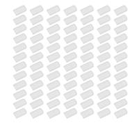 WRITWAA 200 Pièces Ensemble de Bonnets à Baleines de Corset en Silicone 6mm pour Confection de Robes de Mariée, Réduisant les Bords Tranchants et Offrant une Résilience, pour Projets de