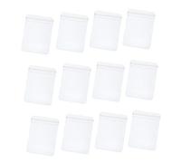 WRITWAA 200 pièces Transparent Plastic Storage Bags Thickened Zipper Lock For Jewelry And Photo Accessories Compact And Durable Small Package Bags For Earrings Necklaces Bracelets Pearls