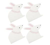 WRITWAA 20feuilles Serviettes De Table Jetables Motif Lapin Pour Serviettes Papier De Pâques Fournitures De Fête Déchirable