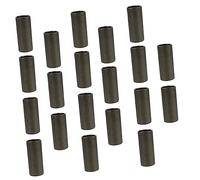 WRITWAA 20pièces Boîte à Thé Cylindrique Porte-Bouteille Huile Essentielle Coffret Cadeau Noir Et Doré Boîte Emballage Réutilisable Et Facile à Transporter