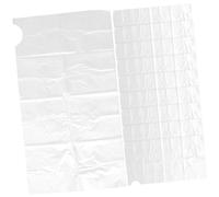 WRITWAA 20pièces De Lavabo Pour Évier Feuilles Transparent Pour Attraper Poils De Barbe Et Cheveux Lors Du Rasage