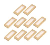 WRITWAA 24pièces Plateau à Cils Porte-cils Boîte à Cils Pratique Étui à Faux Boîte De Support De Plateau