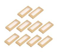WRITWAA 24pièces Plateau à Faux Cils avec Pratique Boîte Emballage avec Fenêtre Transparente pour Protéger les Cils