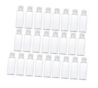 WRITWAA 25 Pièces Bouteille Distributrice De Lotion Rechargeable à Clapet Lot Pour Shampooing Et Autres Lotions Avec Forme Délicate Et Surface Polie