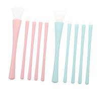 WRITWAA 2ensembles Kit de Pinceaux Applicateurs pour Maquillage des Lèvres Eyeliner et Correcteur avec Pointe Fine et Tête Silicone pour Application Douce et Uniforme