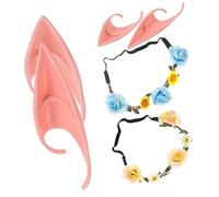 WRITWAA 2ensembles Serre-tête à Fleurs Décoratif pour Femme Oreilles Fleuries pour Fille Accessoires pour Cheveux