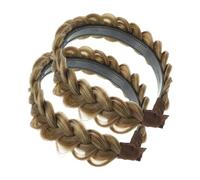 WRITWAA 2pièces Bandeau Tressé Pour Cheveux Femme Lot De Accessoires Cheveux Bandeaux Ornés Élégants