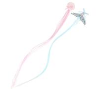 WRITWAA 2pièces Barrette Queue avec Coquillage Décoratif pour Cheveux Tressés et Perruques Barrettes pour Fille et Petites