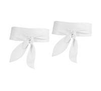 WRITWAA 2pièces Ceinture Sash Femme Similicuir Large Ceinture Vintage Ajustable Pour Robes Et Costumes Accessoire Élégant Pour Toutes Occasions