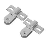 WRITWAA 2pièces Charnière Pivotante pour Porte de Verre Acier Inoxydable Épaissi Ouverture Bidirectionnelle Stable Kit de Réparation et Inférieur pour Portes Vitrées