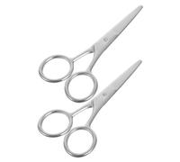 WRITWAA 2pièces Ciseaux à Sourcils Petits Acier Inoxydable Ciseaux Coupe-cils Pour Éliminer Poils Indésirables Nez Et Tailler Sourcils Avec Précision