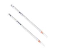WRITWAA 2Pièces Crayons à Sourcils Imperméables à Durables Faciles à Utiliser Résistants à Eau Couleur Blanche