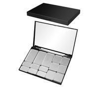 WRITWAA 2pièces Lot De Palettes Magnétiques Pour Fards à Paupières Avec Miroir Pour Usage Fards à Paupières Blush Et