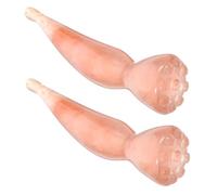 WRITWAA 2pièces Masseur Visage à Double Tête Cire Abeille Lot De Acupression Ergonomiques Pour Auto-massage Facial Et Soin Du Chevelu