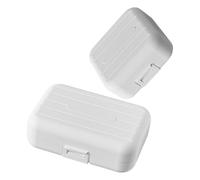 WRITWAA 2pièces Pilulier Hebdomadaire Pour Médicaments Boîte à Pilules Portable Compacte Étui Doseur Résistant à Humidité Pour Vitamines Et Compléments Alimentaires