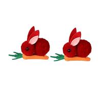 WRITWAA 2pièces Pince à Cheveux Lapin Épingle à Cheveux Garçon Fille Jolie Petite Coiffe Décorations Pour Fête