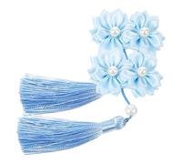 WRITWAA 2pièces Pins à Cheveux Fleur Pompon Lot De Accessoires Pour Cheveux Décorations Pour Adolescentes Pour Anniversaire Spectacle