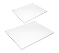 WRITWAA 2pièces Plaque de Gel pour Presse à Gel Transparente Réutilisable pour Impression Artistique Loisirs Créatifs et Monotype