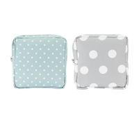 WRITWAA 2Pièces Pochette Hygiénique Portable pour Serviettes Menstruelles Et Accessoires à Main pour Bureau École Et Voyage