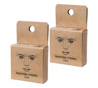WRITWAA 2pièces Règle De Fil De Tatouage De Sourcils Outil De Microblading De Cartographie De Sourcils Pour Tatoueurs