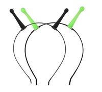 WRITWAA 2pièces Serre Tête Extraterrestre Lot de Bandeaux Antennes Accessoire pour Cheveux Bandeau Halloween Déguisement Femme Cosplay Décorations Fête