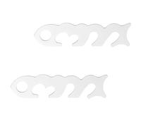 WRITWAA 2pièces Tendeur de Corde INOX Ajusteur de Corde de Tente Multifonction Connecteur de Cordon Portable pour Camping et Fixation Extérieure