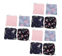 WRITWAA 3 Ensembles De Rangement pour Serviettes Hygiéniques Rangement pour Serviettes Hygiéniques pour Filles De Rangement pour Papier Menstruel Pochette pour 4 pièces * 3