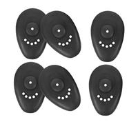 WRITWAA 3 Ensembles Manchons D'oreille En Silicone Enfants Cache-oreilles De Pour Les Cheveux Coloration Adultes Couverture Auditive Protège-oreilles Gel De Silice Noir 3 Paires*3