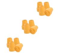 WRITWAA 3 Ensembles Remplacement Des Pointes De Canne Protecteur Pieds De De Marche Conseils De De Marche Manches De Pieds De Béquille Caoutchouc 4 Pièces * 3