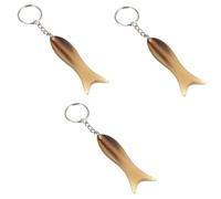 WRITWAA 3 Pièces Barre de Grattage Naturelle Forme de Poisson Outil de Massage Gua pour Corps Visage