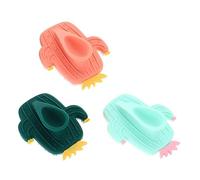 WRITWAA 3 Pièces Brosse Visage En Silicone Scrubber Nettoyage Peau Soin Du Visage Ton Doux Silicium Brosse Nettoyante Pour Le Visage Brosse En Silicone Pour Le Visage Gel De Silice
