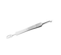 WRITWAA 3 pièces Extracteur Point Double Tête Inoxydable Kit Pince à Comédons pour Visage Élimination Points Noirs et Boutons Outil Peau Délicate sans Cicatrice