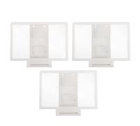 WRITWAA 3 Pièces Loupe D'écran de Téléphone Loupe pour Téléphone Agrandisseur D'écran 3D Anti Perte PP et PVC Blanc pour Regarder des Films Vidéos