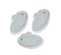 WRITWAA 3 pièces Pierre Volcanique Elliptique Râpe Ergonomique Anti-peau Morte et Callosités Gommage Doux pour Talons Secs et Fendus Soins et Usage Domestique