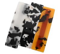 WRITWAA 3 Pièces Pince à Cheveux Carrée à Ressort Petite Pince à Cheveux Jolie Barrette Femme pour Coiffure Épais pour Fille