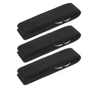 WRITWAA 3 Pièces Sangle de Yoga Réglable Bande Non Élastique en Nylon Boucle Métallique pour Étirements, pour Pilates et Entraînements à Domicile