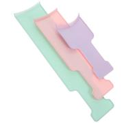 WRITWAA 3 Pièces Surligneur outil de coloration des cheveux cuir chevelu tableau de coloration des cheveux kit de couleur de cheveux faits saillants outils de déjouer les cheveux Plastique