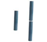 WRITWAA 3 Pièces Tasse de Toilettes à Palette Porte-Brosse à Dents Voyage Porte-Brosse à Dents de Voyage Brosse à Dents et Support de pâte étui à Brosse à Dents Portable Bleu