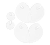 WRITWAA 3 Semelles Gel Antidérapantes pour Avant-pied Coussins Auto-adhésifs Transparents pour Tongs Soulagement Au Pied Lot