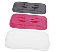 WRITWAA 3 Serviette De Tampon De Cils Extensions De Cils Faire Couverture Outils D'extension De Cils Soutien Fouetter Front Bricolage Accessoires Sourcil Spa En Tissu